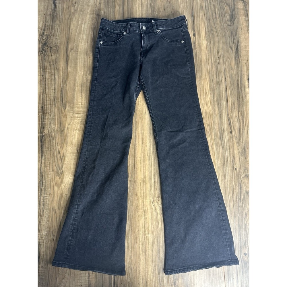 Divided By H&M Women's Size 8 Flared Jeans Black Light Wash